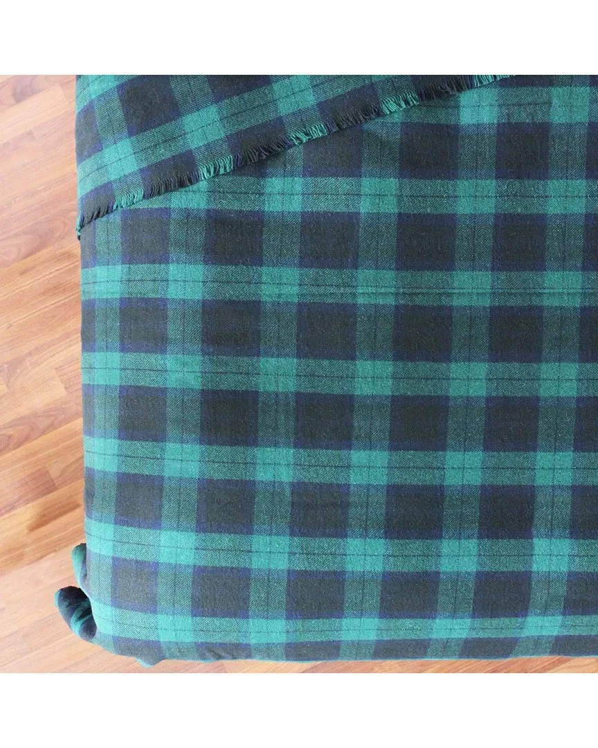 Wool-Blend Blanket - Navy