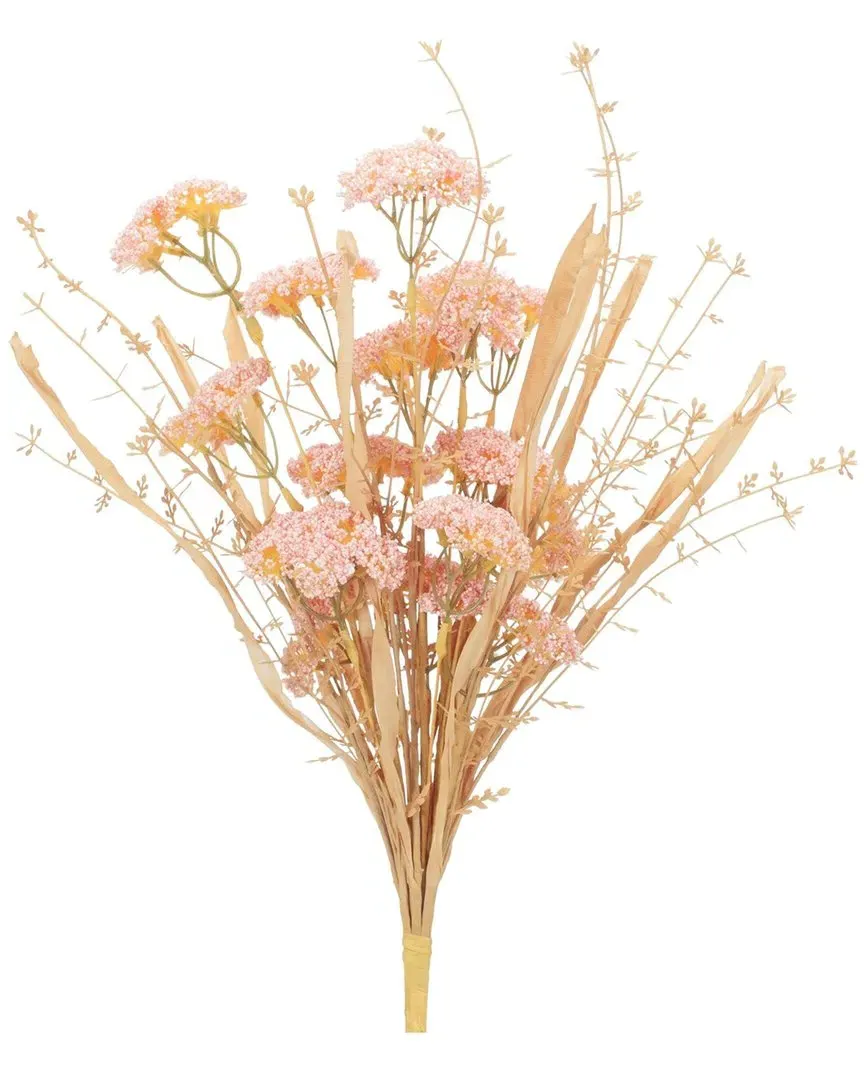 Set of 2 Blush Floral Grass Bush - Pink image
