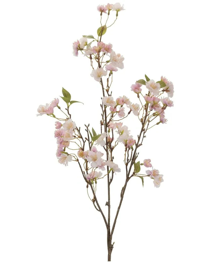 Set of 4 Blossom Floral Branch - Pink