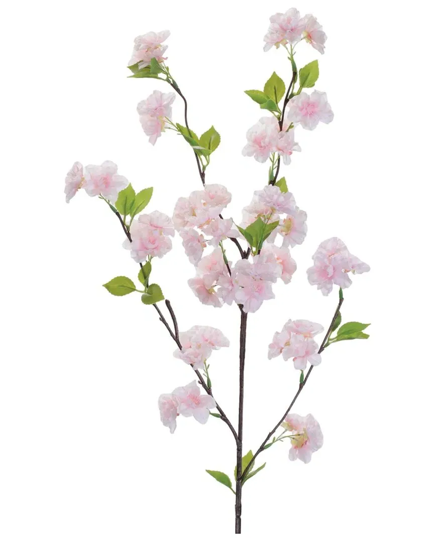 Set of 6 Apple Blossom Floral Branches - Pink, Polyester image