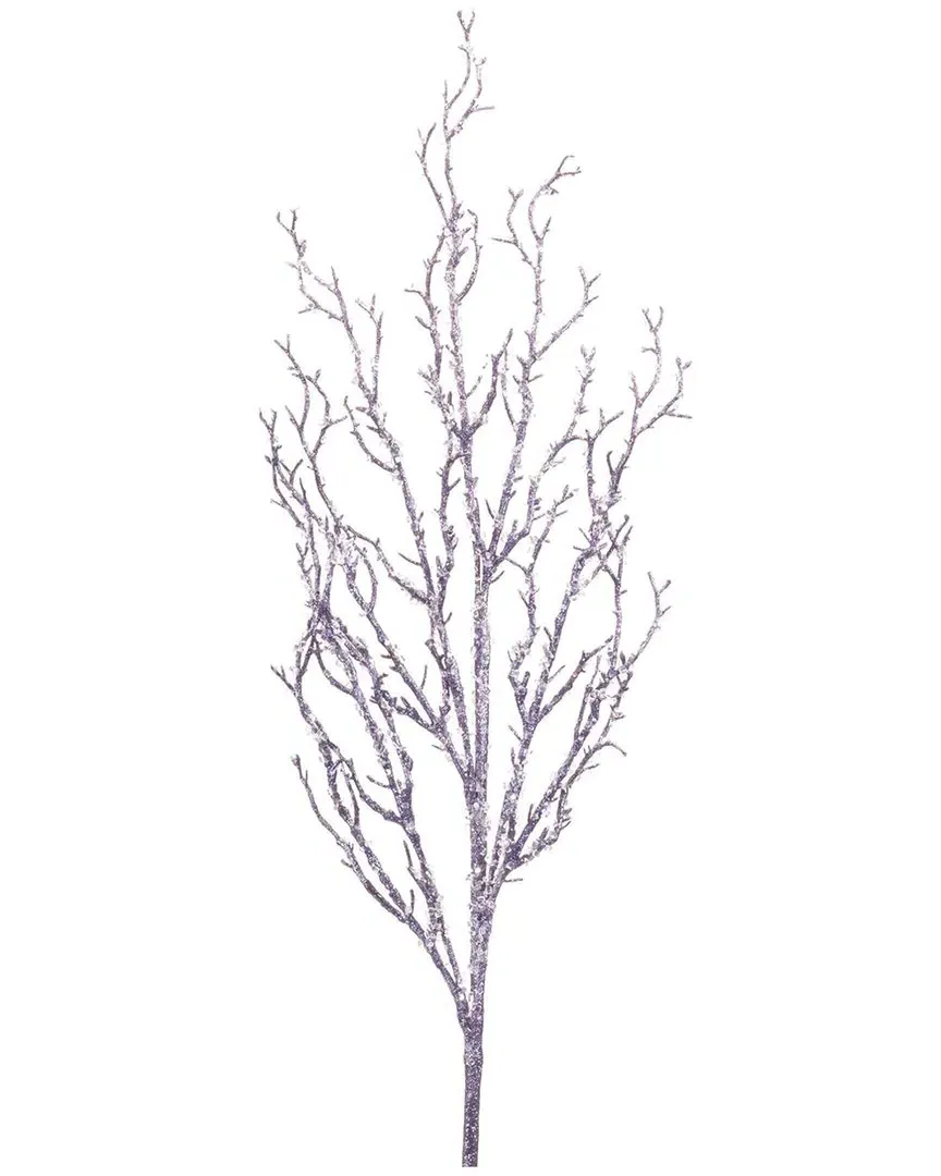 Set of 6 Beaded Twig Spray - Blue image