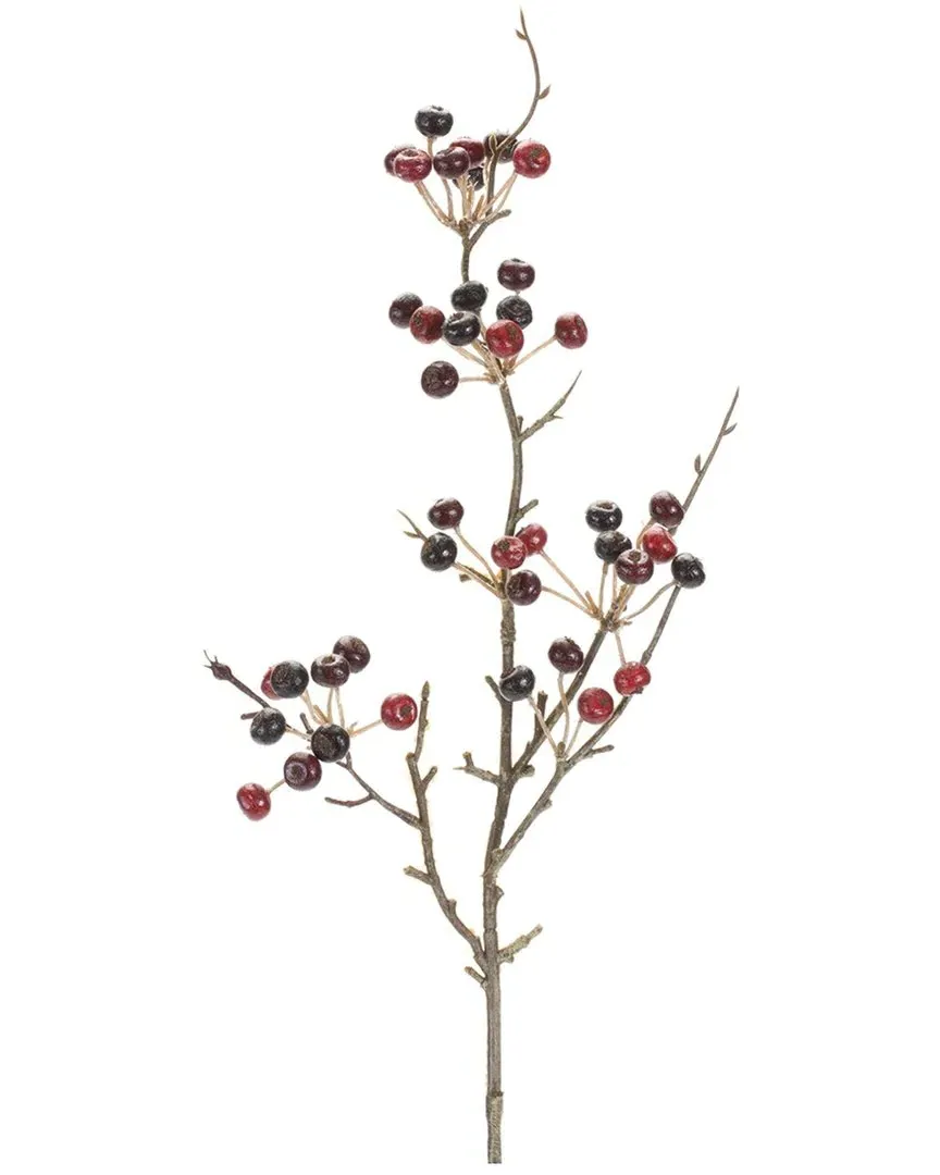 Set of 6 Berry Pod Spray - Red image