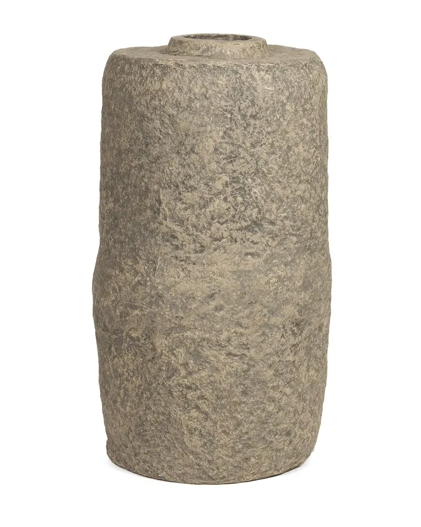 Rama Large Floor Vase - Grey, Paper Mache image