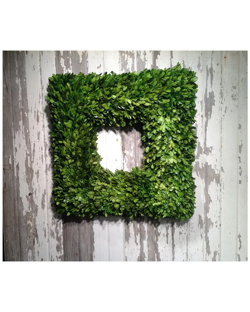 Boxwood Country Manor 20" Square Wreath image