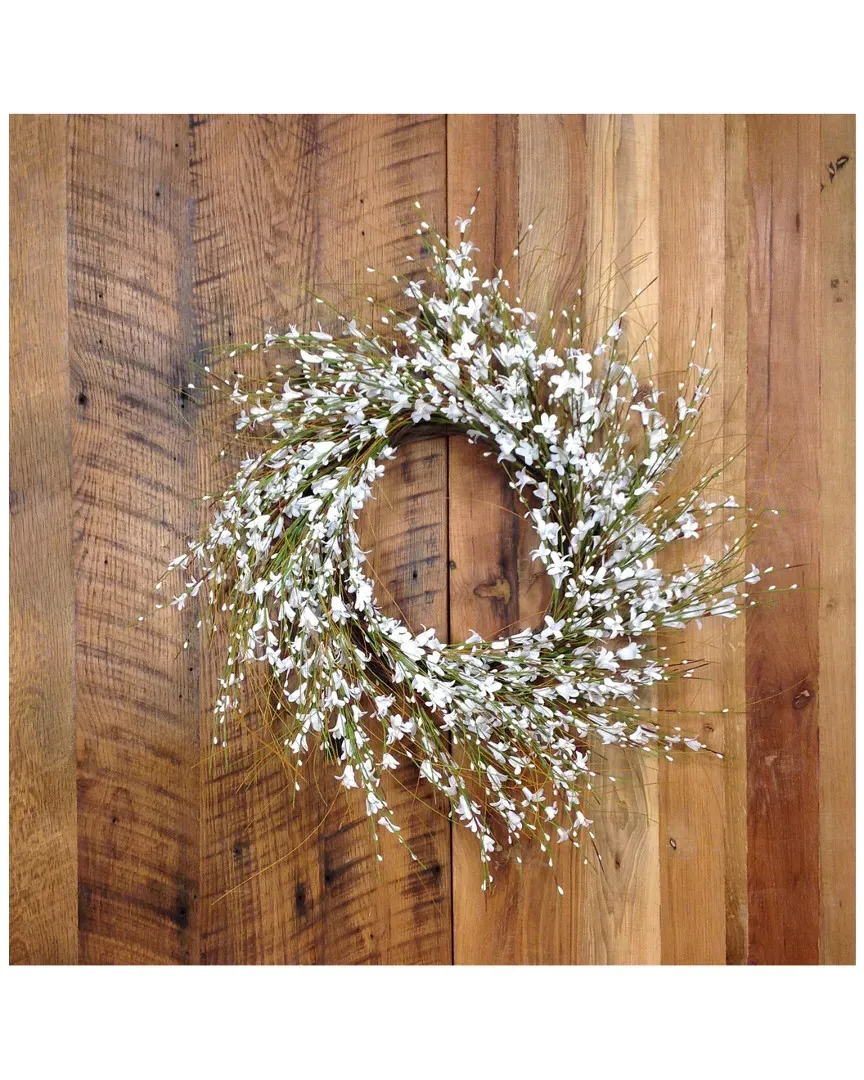 Pure Elegance 22in Wreath - White image
