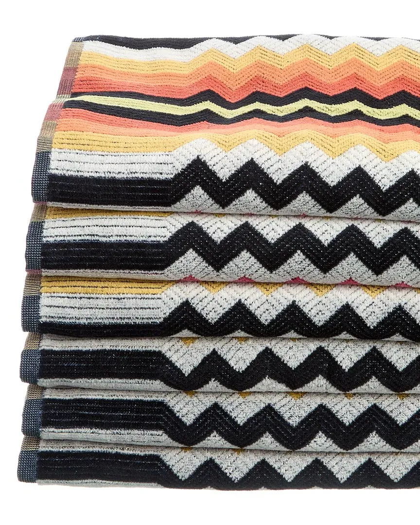 Buster Set of 6 Bath Towels - Multicolor, Cotton