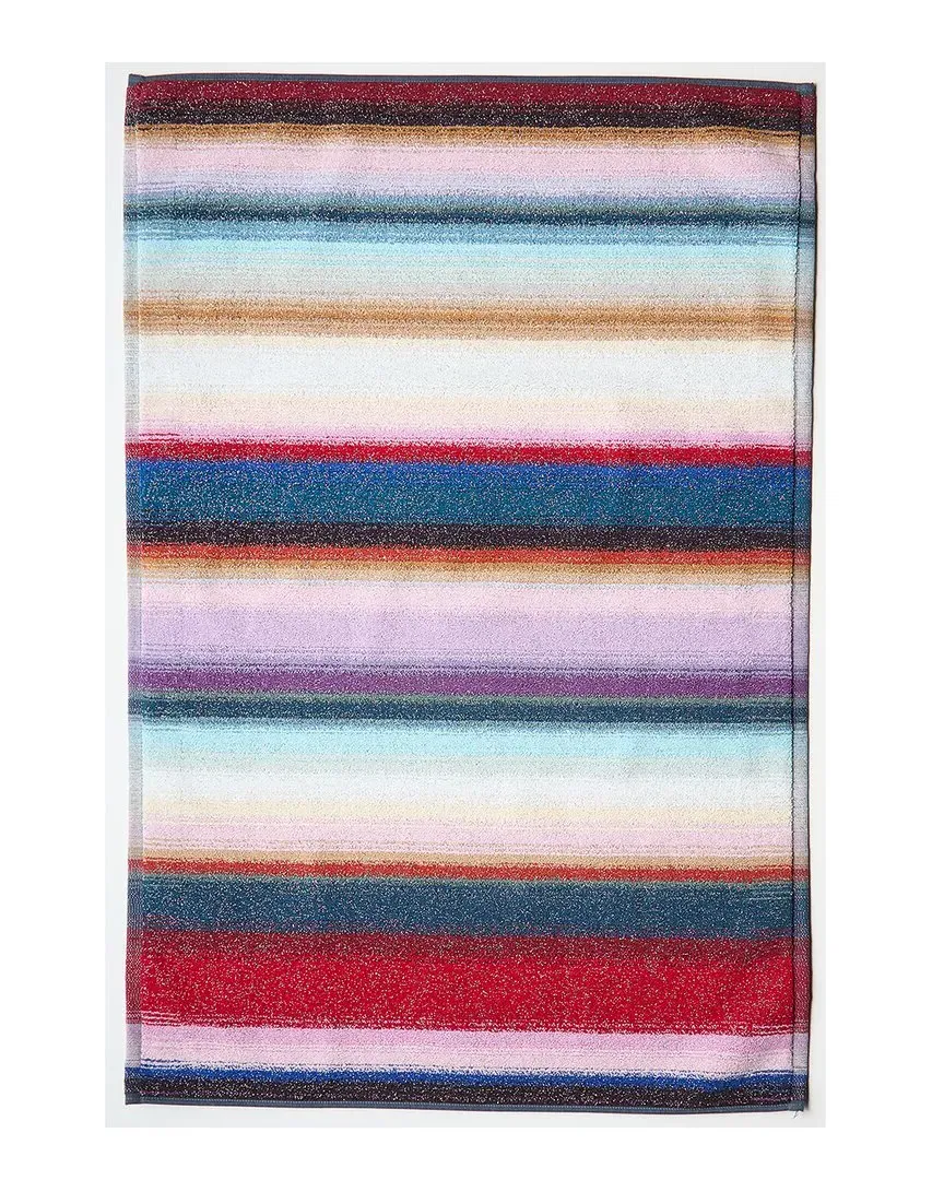 Clancy Bath Rug - Blue Multicolor, Cotton