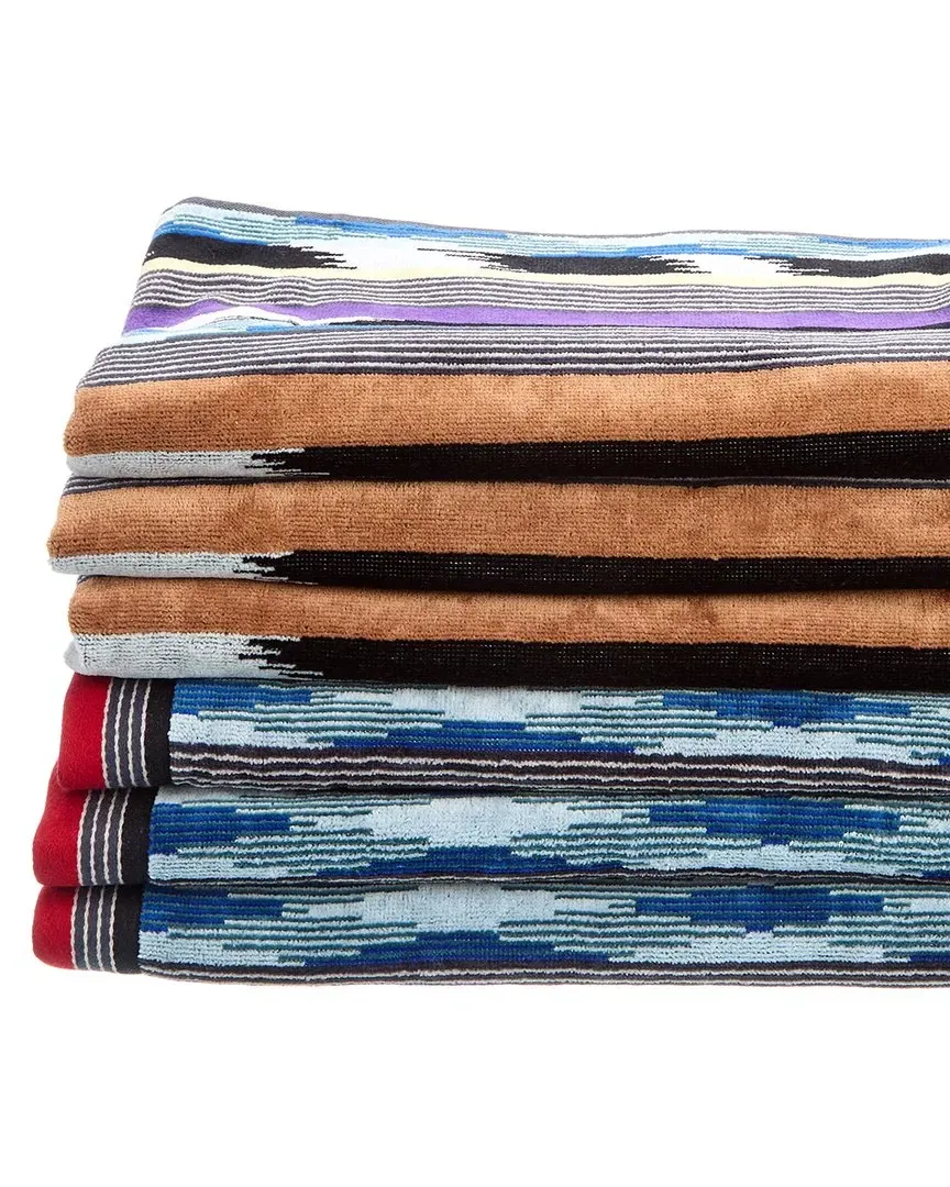 Clint 6pc Asciugamano Unita Bath Towel Set - Multicolor, Cotton