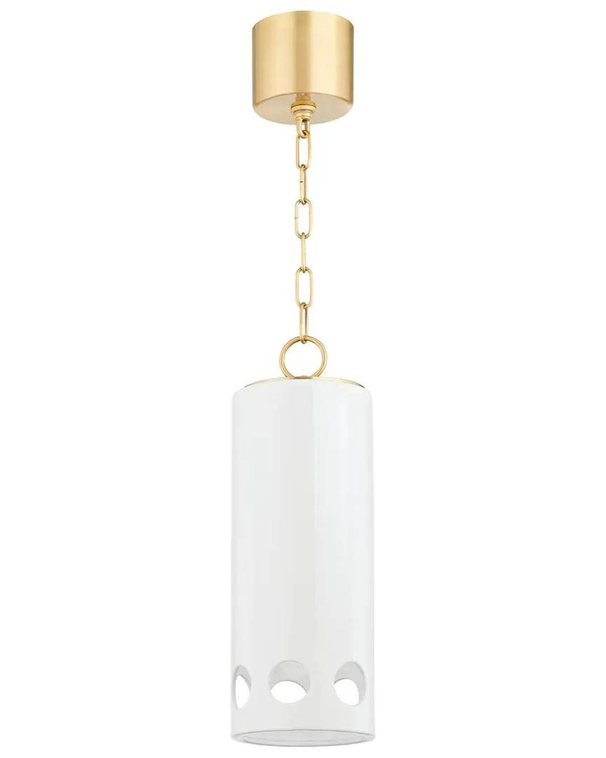 Tali Roth Jean Pendant Light - Aged Brass, Ceramic