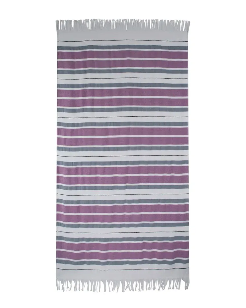 Antalya Beach Towels Set of 2 with Fringe - Lavender, Cotton