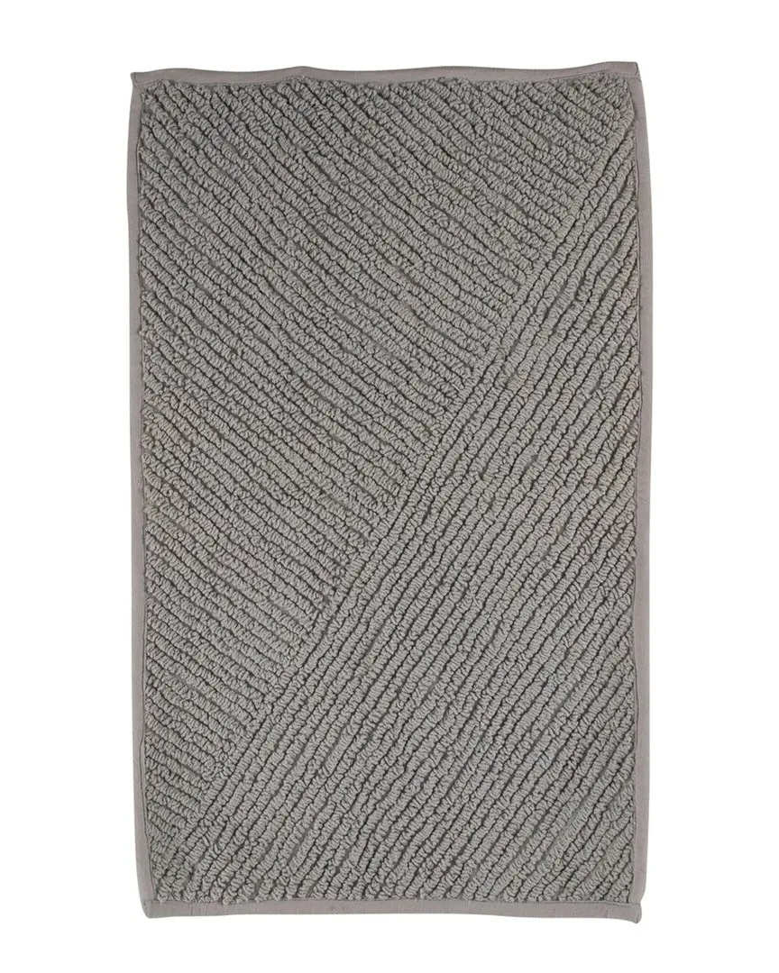 Bently Reversible Bath Mat - Grey, Cotton image