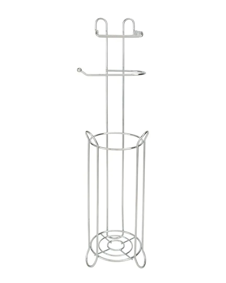 Dunbar Toilet Paper Holder with Shelf - Chrome, Iron image