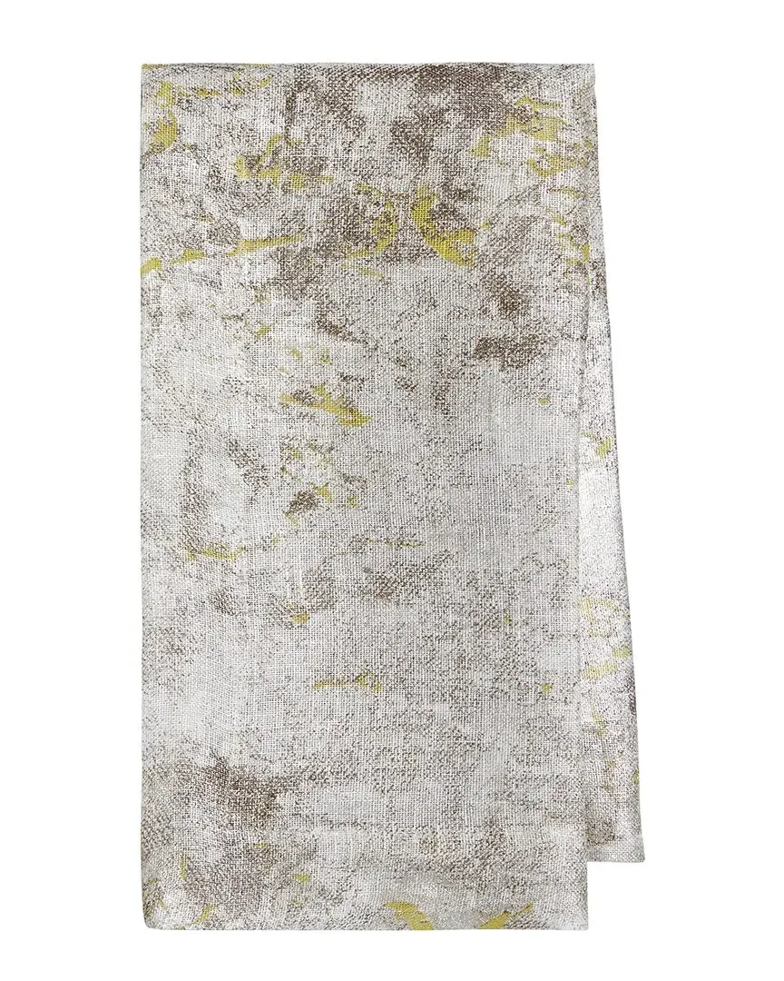 Argento Set of 4 Napkins - Gold, Linen