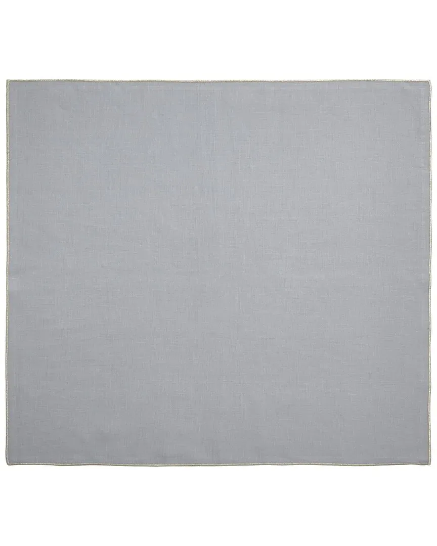 Bowery Set of 4 Napkins - Grey, Linen