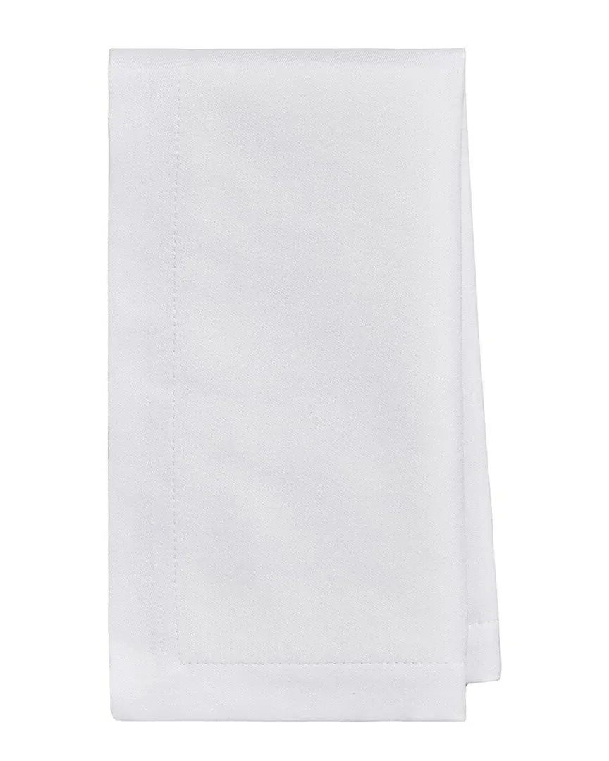 Brussels Set of 4 Napkins - White, Cotton
