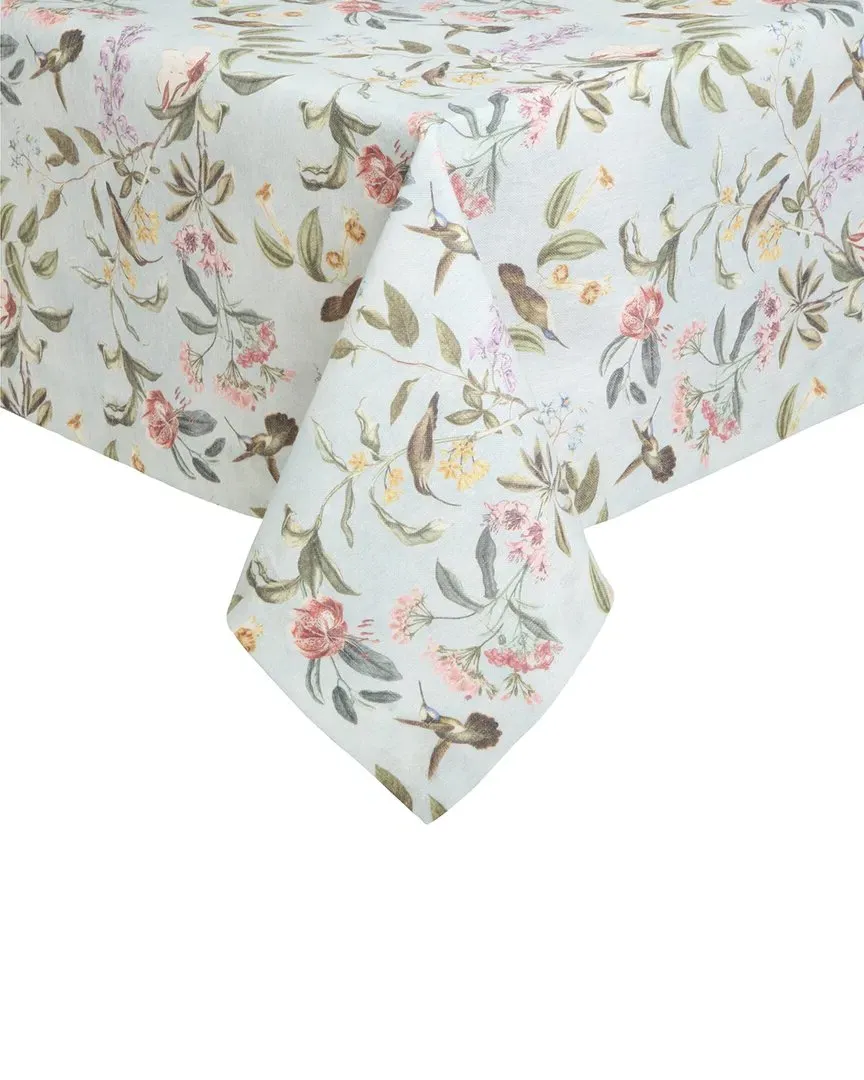 Ravello Round Tablecloth - Mint Green, Linen Blend