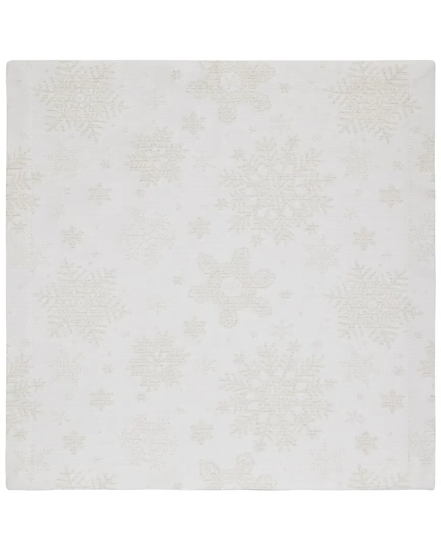 Telluride Set of 4 Napkins - White, Cotton Blend
