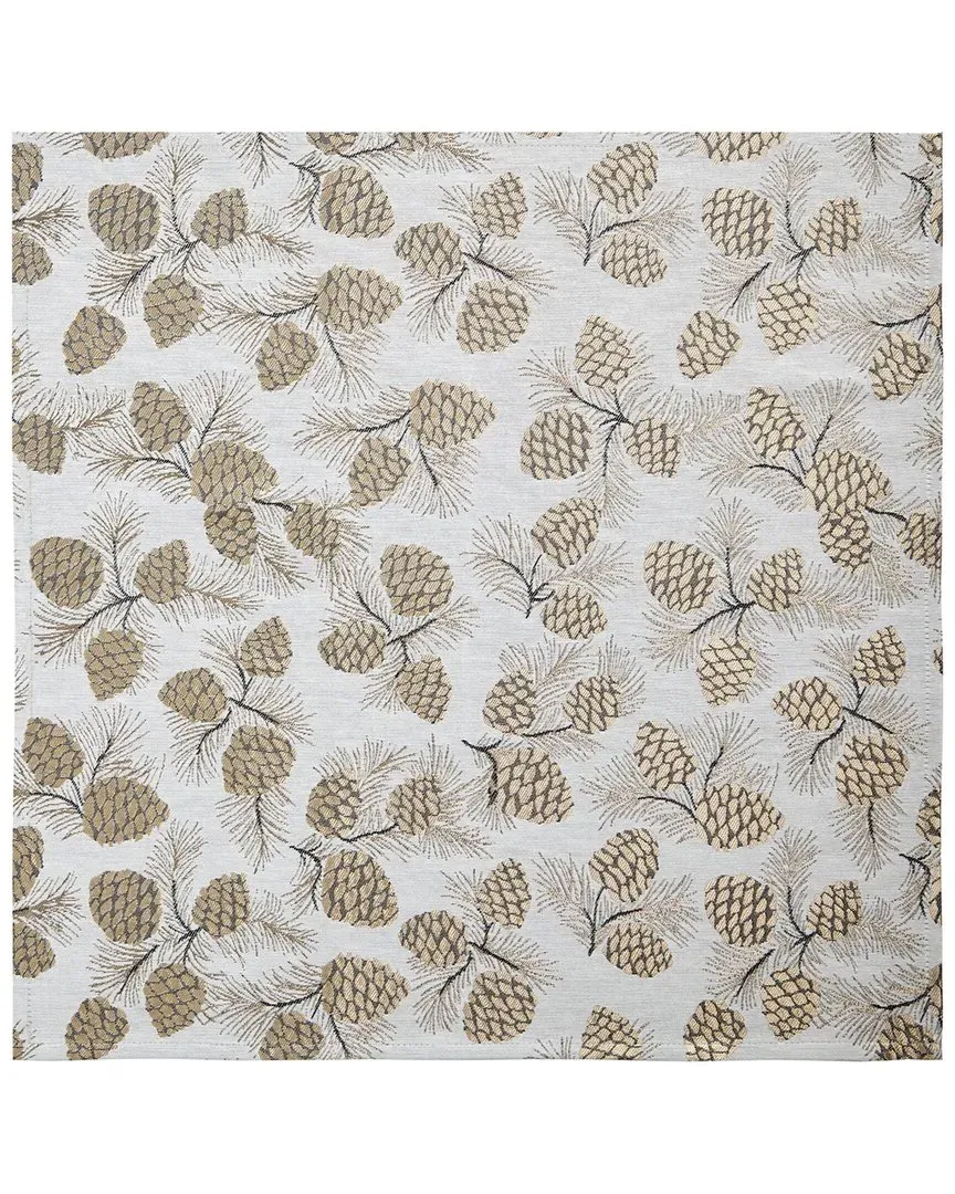 Verbier Set of 4 Napkins - Gold, Cotton Blend