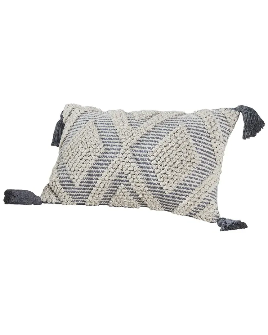 12x18in Cotton Decorative Pillow Cover - Gray