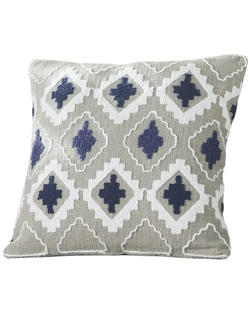18in Cotton Decorative Pillow Cover - Gray image