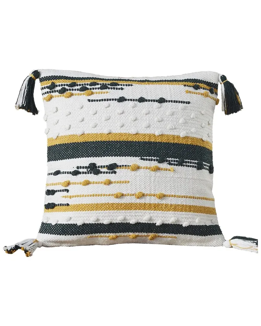 18in Cotton Decorative Pillow Cover - Multi