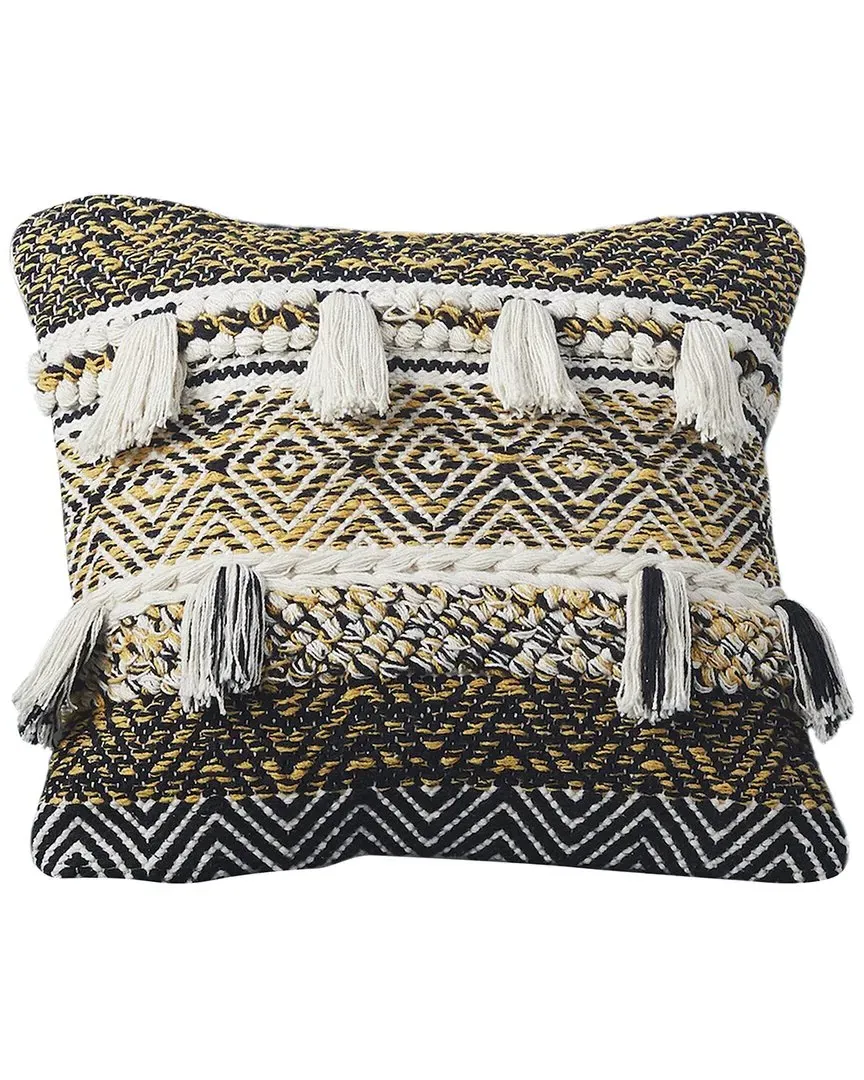 18in Cotton Decorative Pillow Cover - Multi