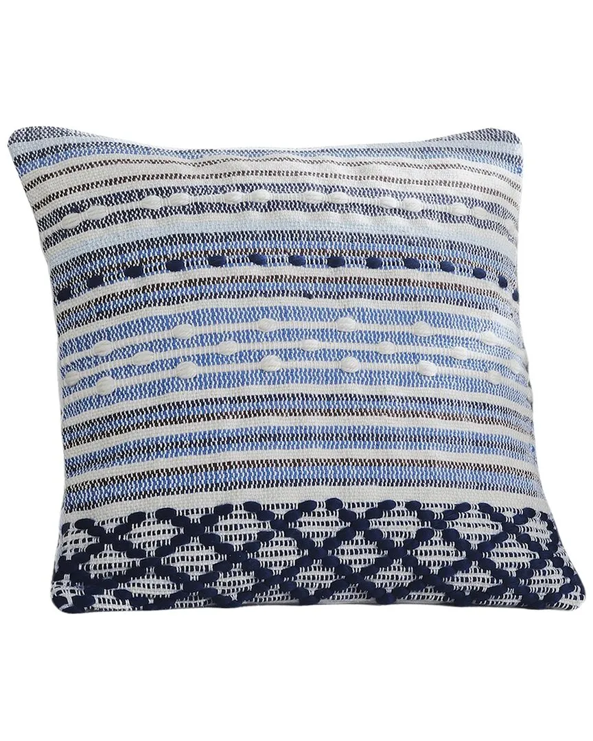 Cotton Blend Decorative Pillow Cover - Blue, Acrylic Cotton