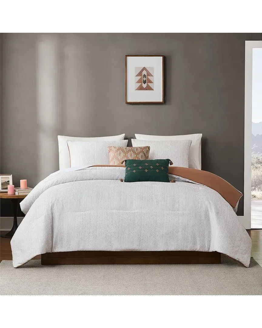 Hunter Jacquard Comforter Set - Grey, Microfiber image