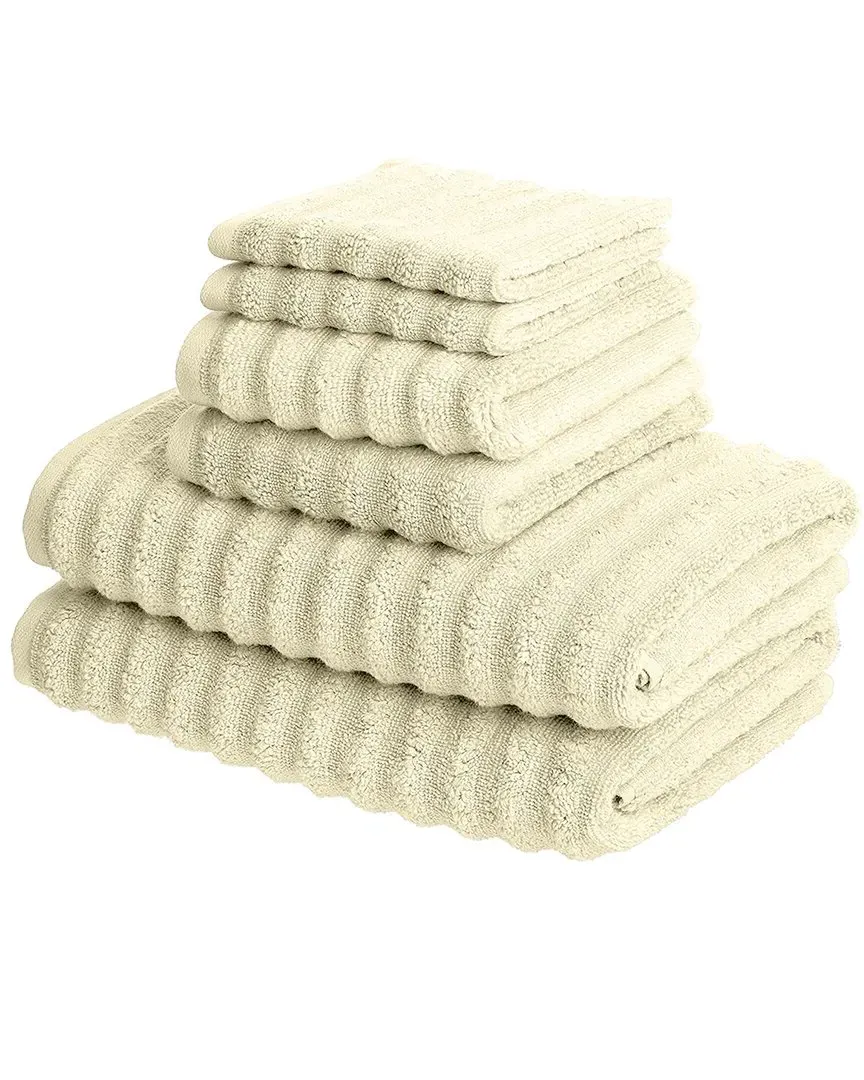 Luxury Spa 6pc Towel Set - Ivory image