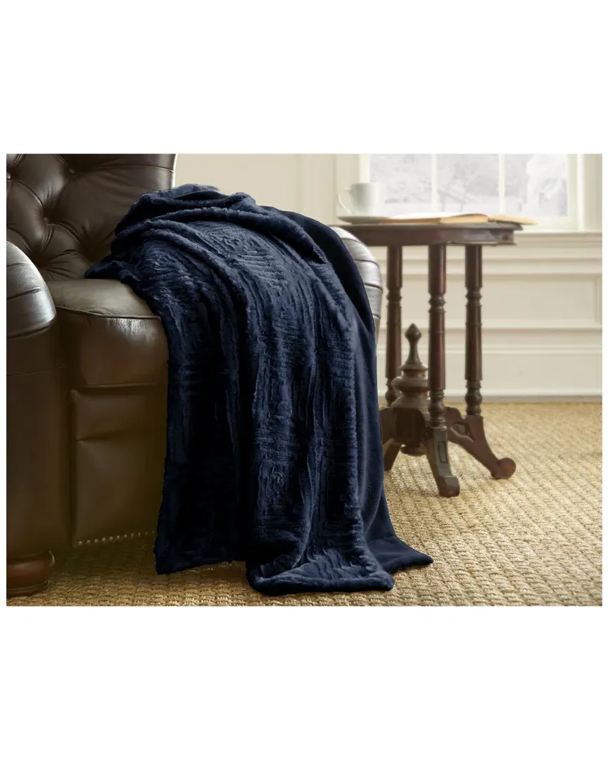 Luxury Throw - Indigo, Polyester image
