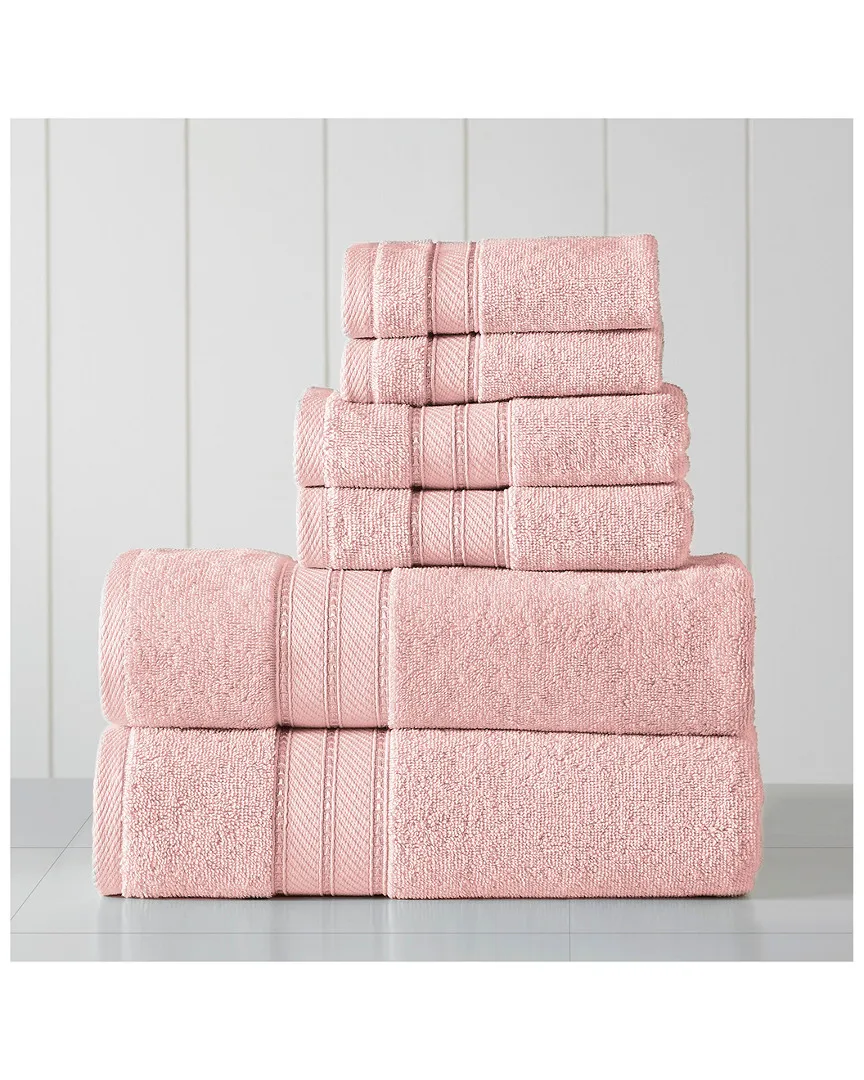 SpunLoft 6-Piece Towel Set - Blush, Cotton