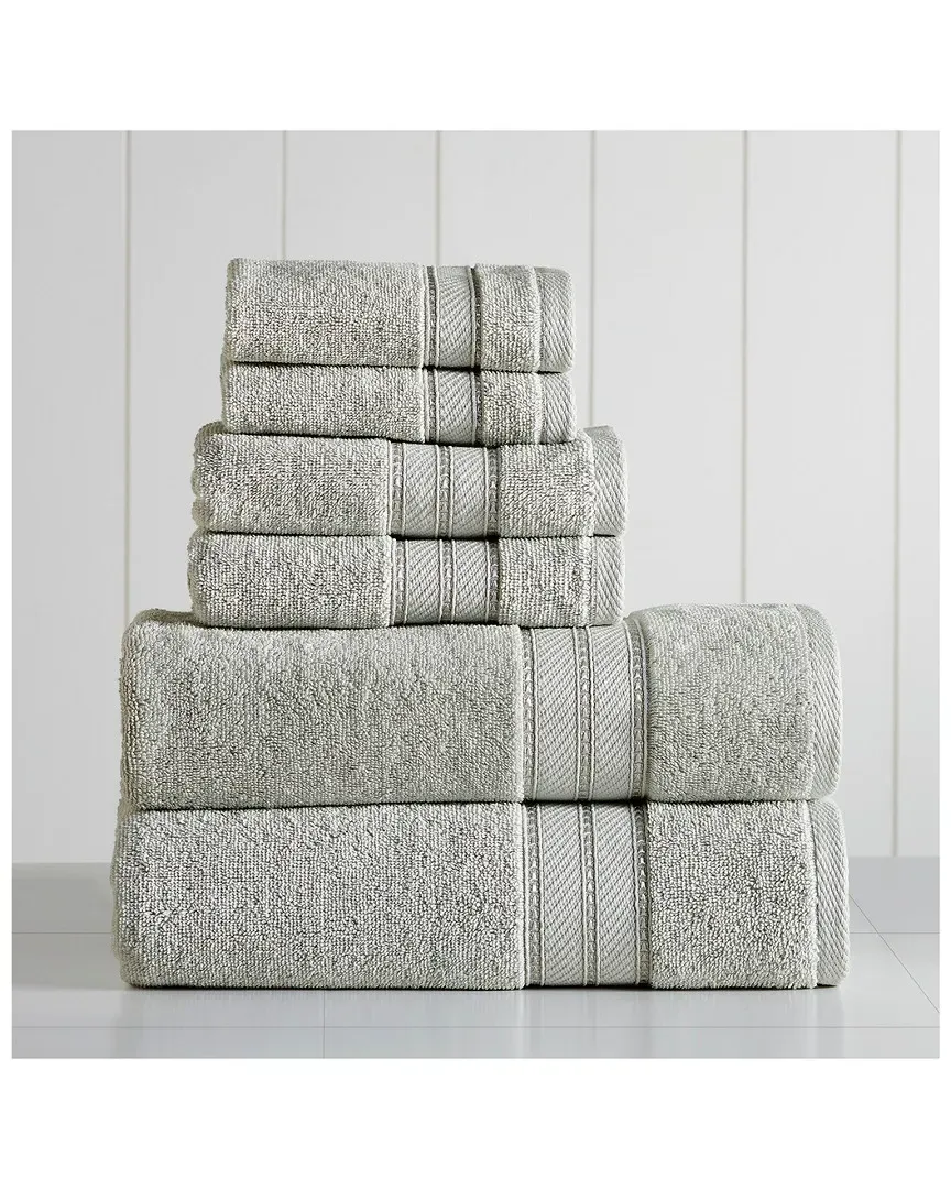 SpunLoft 6-Piece Towel Set - Gray, Cotton