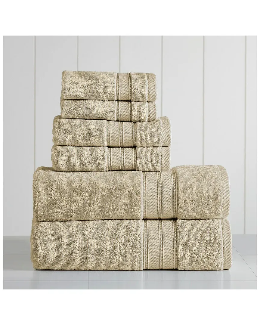 SpunLoft 6-Piece Towel Set - Sand, Cotton