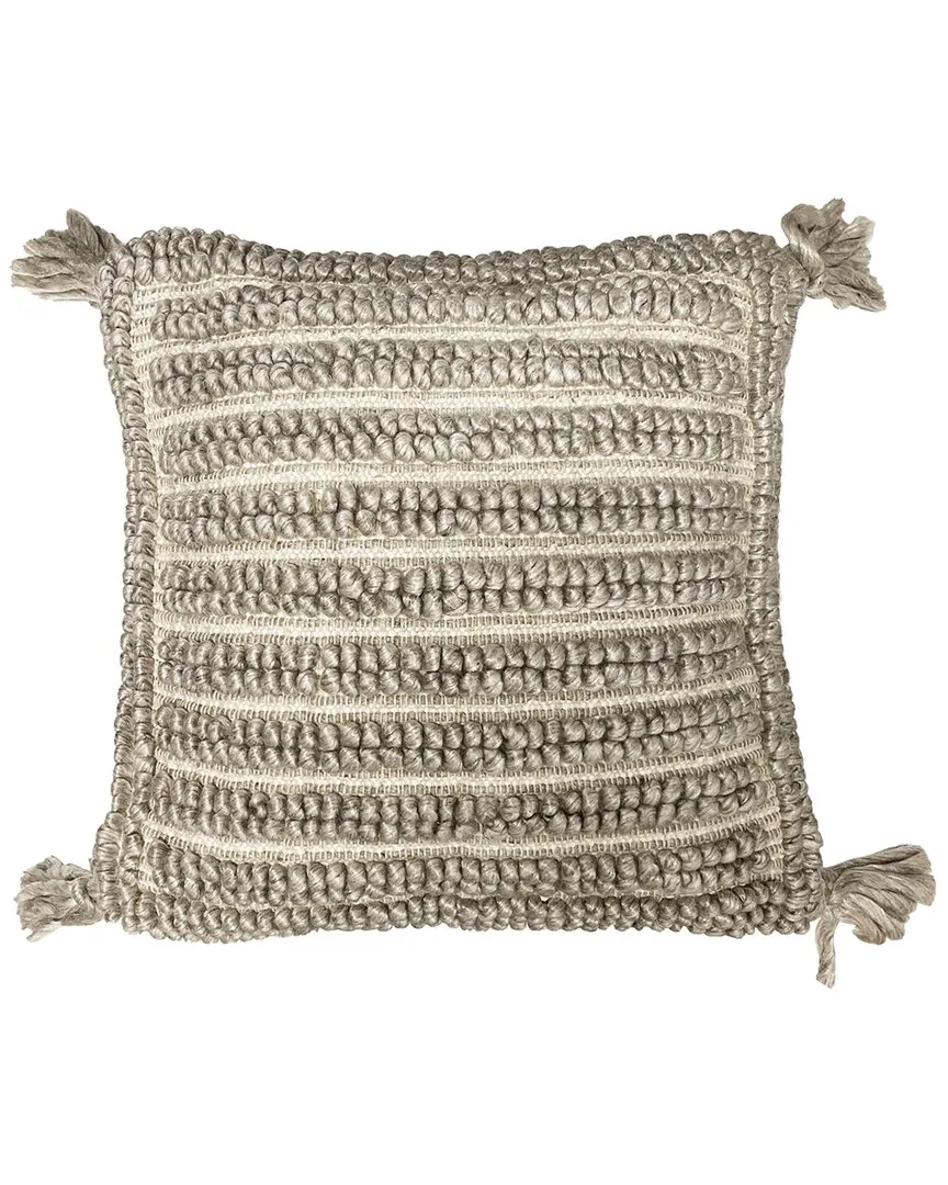 Terra Decorative Pillow Cover - Multi, Wool Cotton