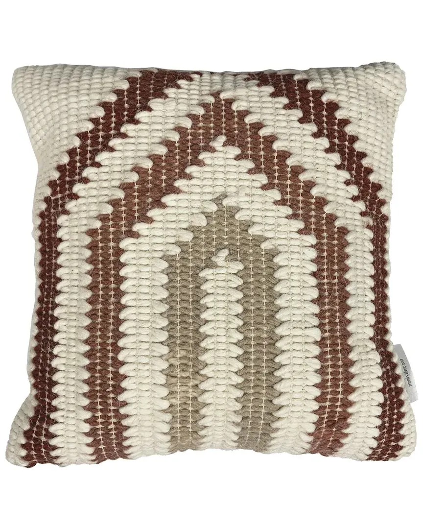 Threads Decorative Pillow Cover with Zipper - Cotton