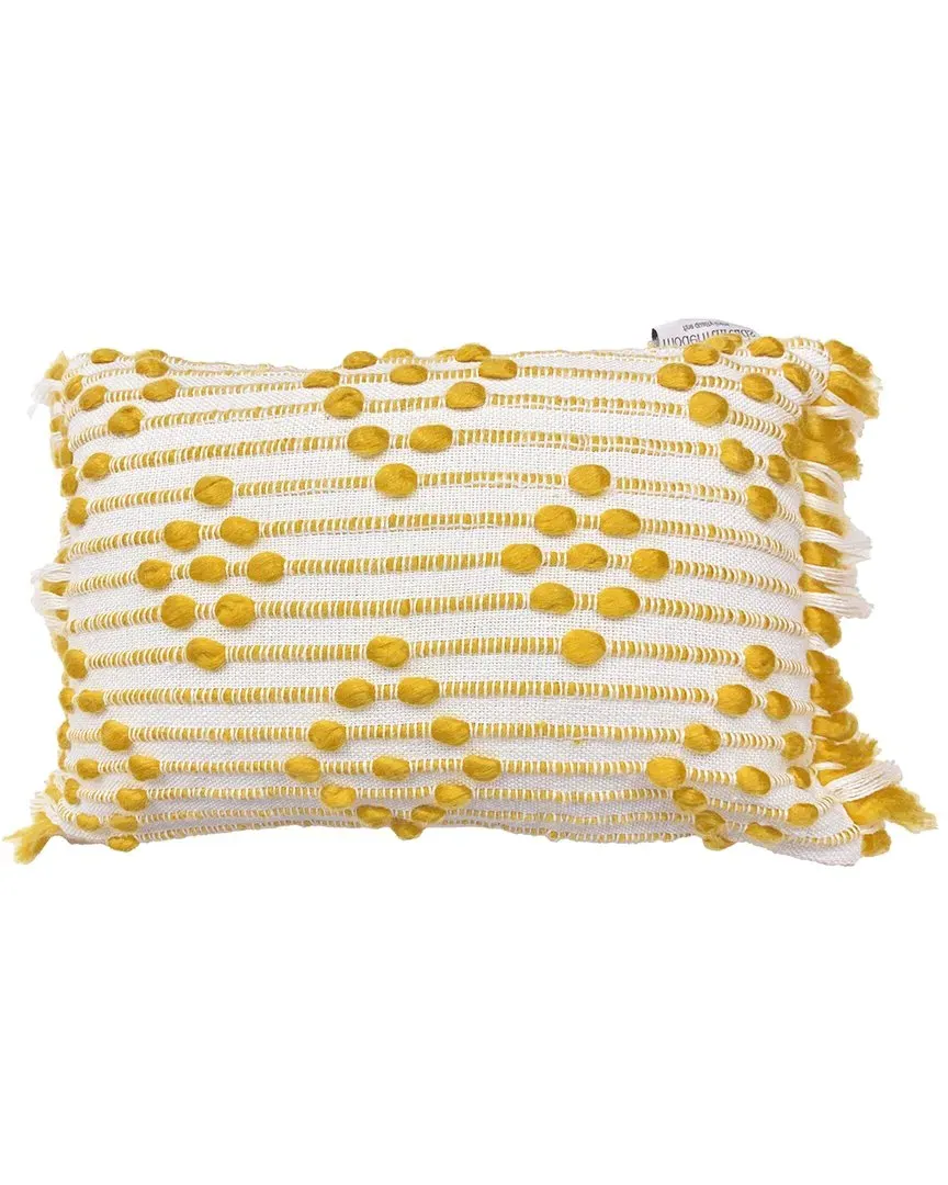 Threads Decorative Pillow Cover with Zipper - Cotton