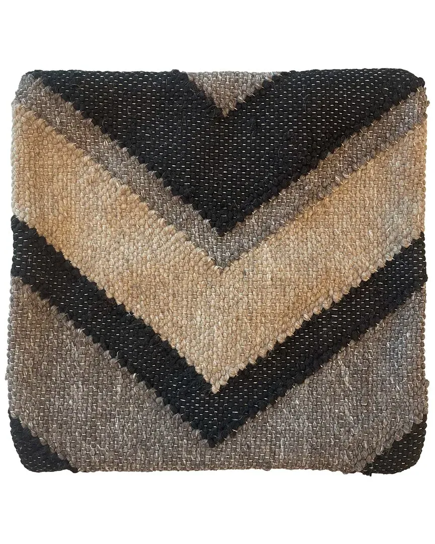Threads Decorative Pillow Cover with Zipper - Wool