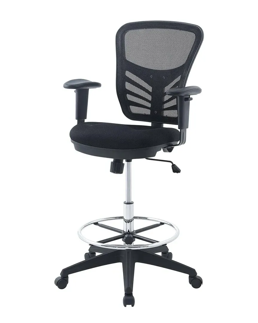 Articulate Mesh Drafting Chair - Black