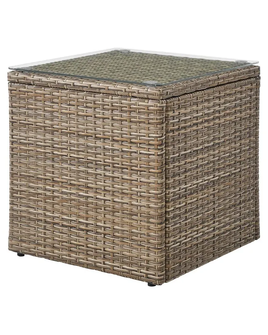 Convene Outdoor Patio Side Table - Rattan image