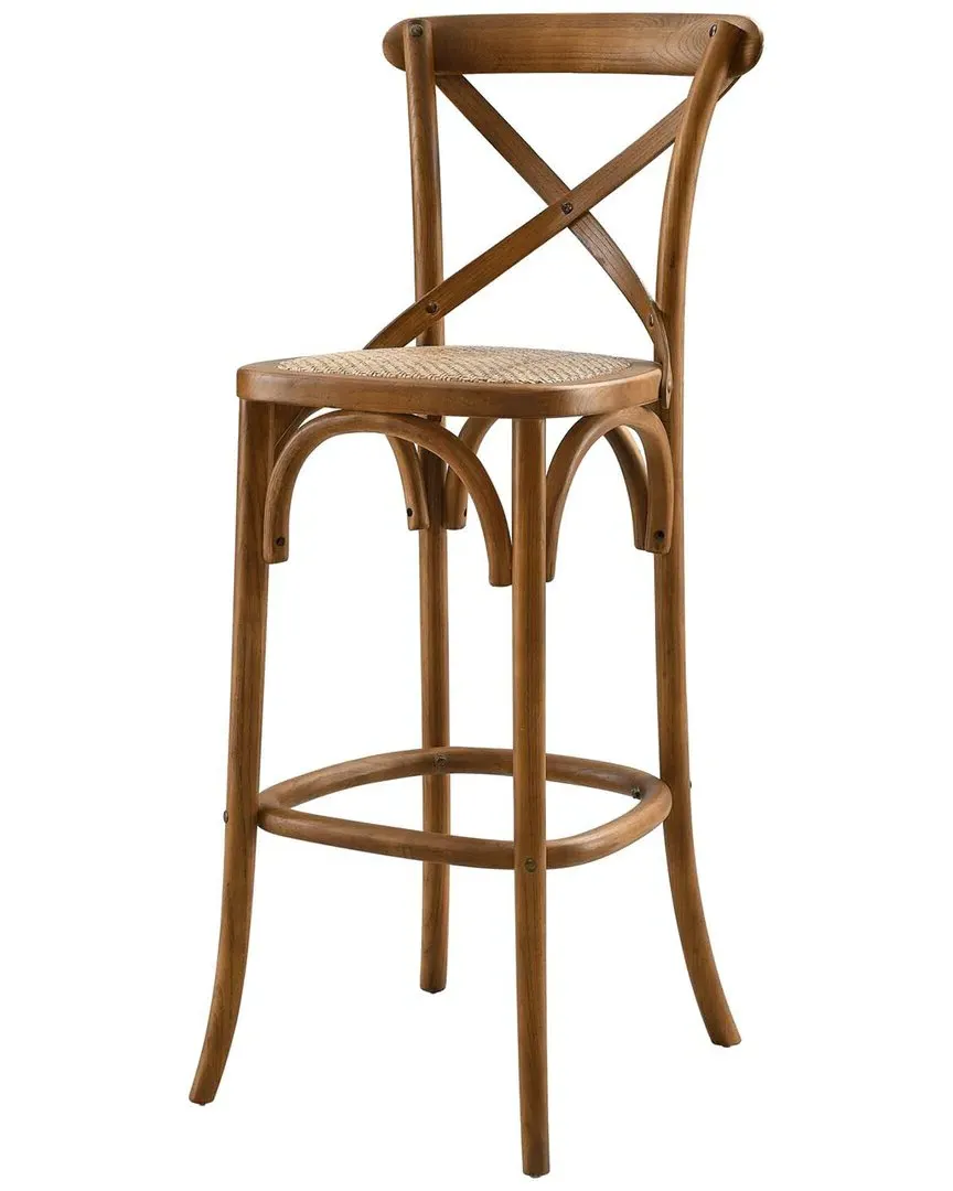 Gear Bar Stool - Walnut, Elm Wood image