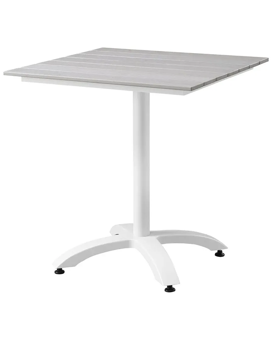 Maine Square Outdoor Patio Dining Table - Light Gray, Polywood image