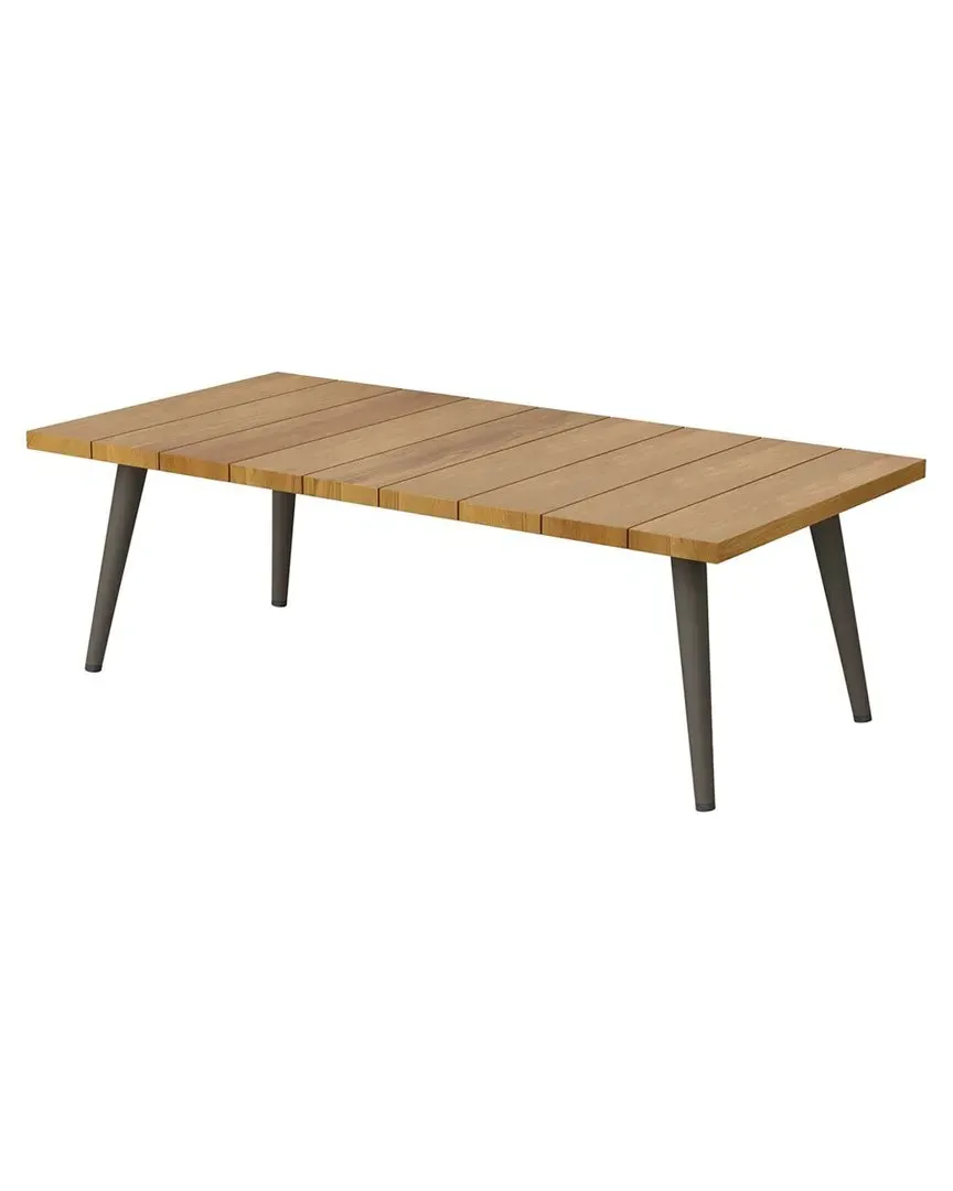 Meadow Outdoor Coffee Table - Brown, Teak Wood