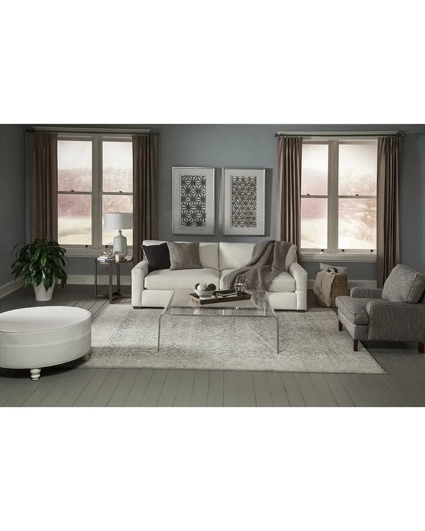 Banaras Hand Knotted Rug - Sage, Wool