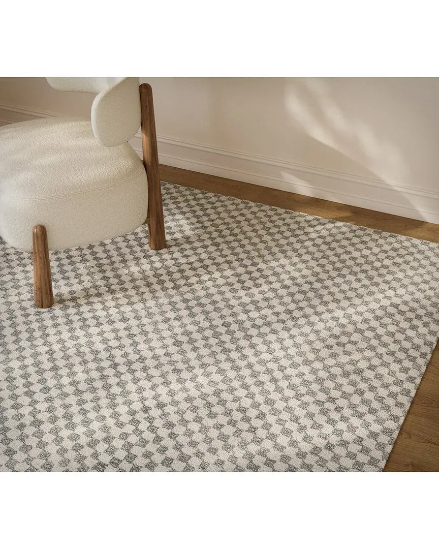 Charles Hand Tufted Rug - Blue, Wool image