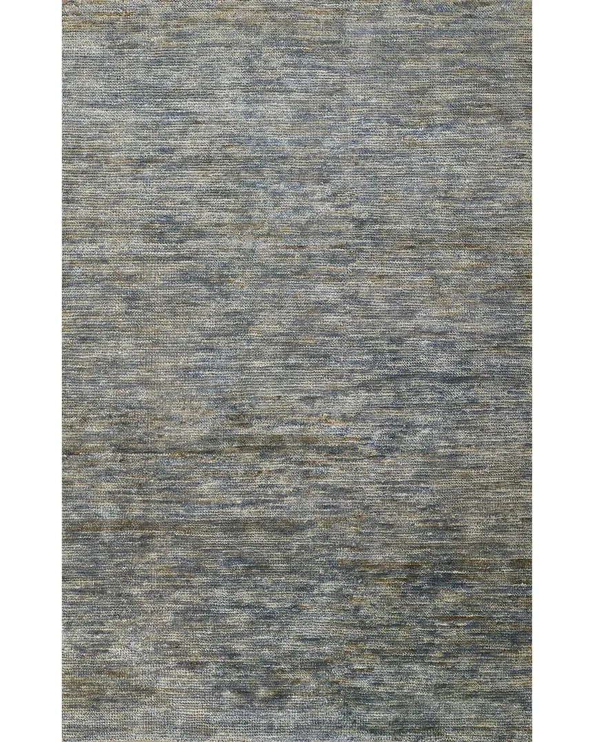 Etra Hand Knotted Rug - Blue, Jute image