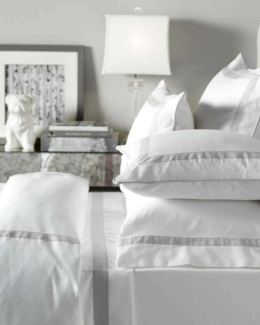 400TC Haute Hotel Duvet Cover - White, Cotton
