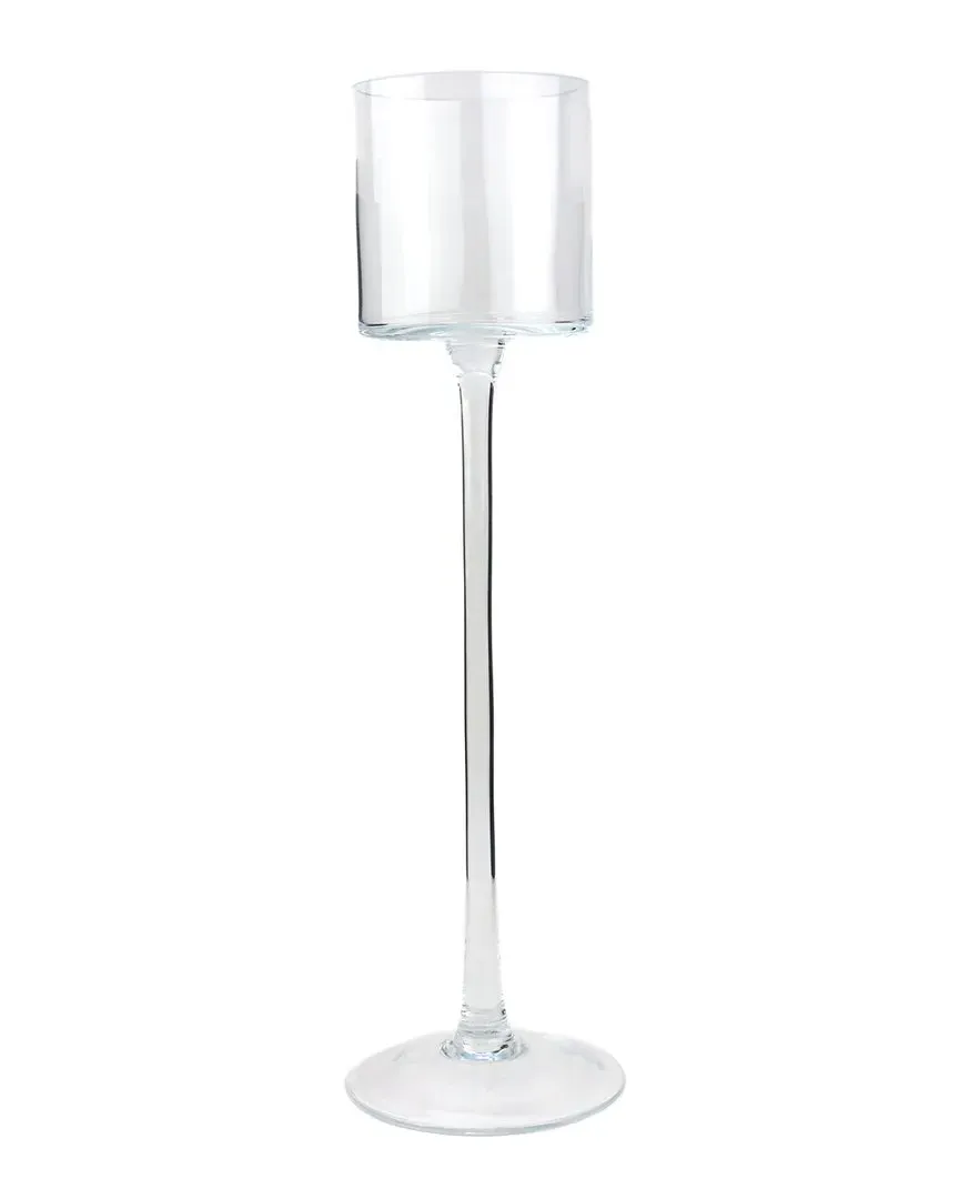 Venezia 16.5in Candleholder - Clear, Glass image