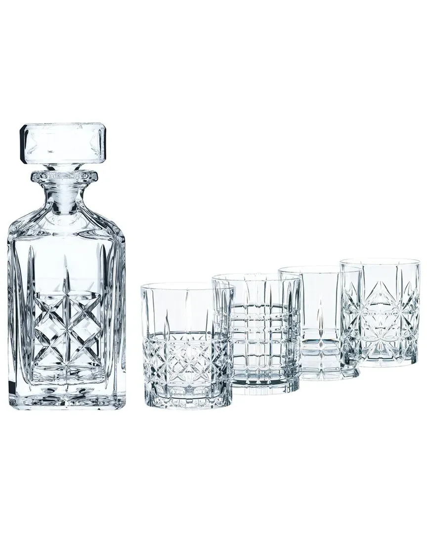 Highland 5-Piece Whisky Set - Clear Crystal