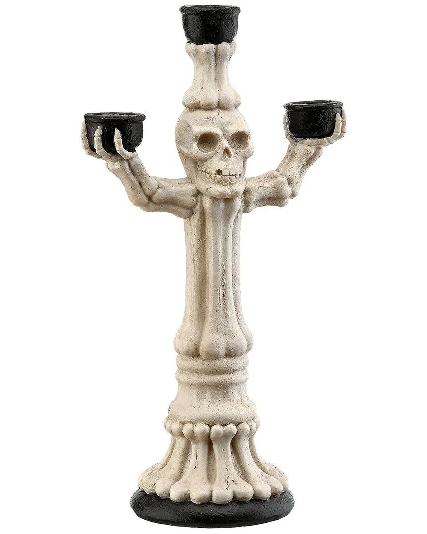 12 Skeleton Candelabra - White, Polyresin image