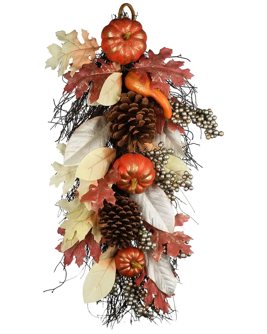 24 Harvest Maple Leaf Teardrop - Multi